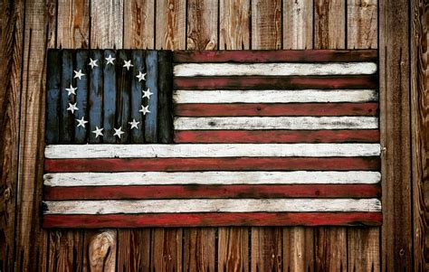 Rustic American Flag Painting at PaintingValley.com | Explore collection of Rustic American Flag ...