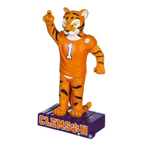 Clemson Tigers Mascot Design Garden Statue Ncaa Gnome Yard Lawn Figure