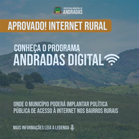 Not Cia Andradas Digital Prefeitura Cria Projeto Para Disponibilizar