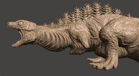 Kamata Kun Shin Godzilla 2nd Form Kaiju Ultra Detailed 3d Stl 3d