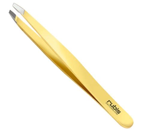 Rubis Classic Slant Gold Tweezer