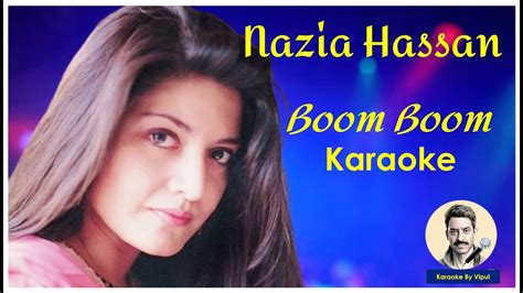 Nazia Hassan Boom Boom Karaoke With Scrolling English Lyrics Youtube