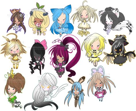 Uber Mini Mini Chibi Dump By Tehbuttercookie On Deviantart