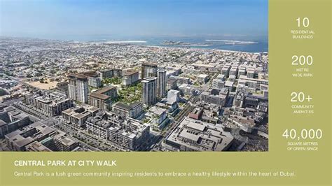 Meraas Central Park Plaza At City Walk Masterplan