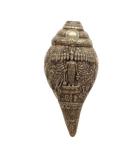 Brass Vishnu Virat Shankh Popli Brass Shop