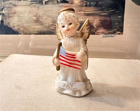 Lefton Birthday Angel July Angel Birthday Birthday Angel Lefton Vintage