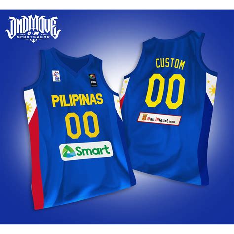 CUSTOM GILAS PILIPINAS blue jersey | Shopee Philippines