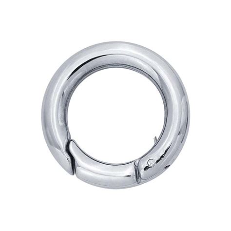 Stainless Steel Round Push Clasp