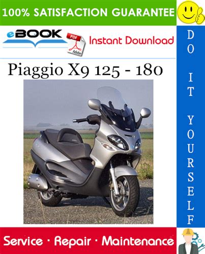 Piaggio X9 125 180 Service Repair Manual Piaggio Repair Manuals