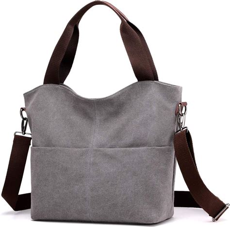 Womens Shoulder Bags Canvas Hobo Handbags Multi Color Casual Messenger