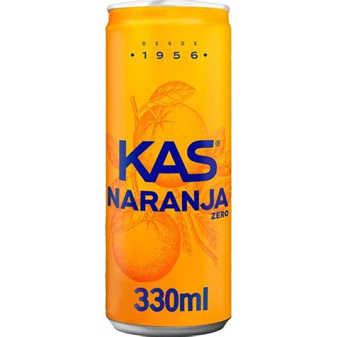 Comprar Refresco De Naranja Con Gas Lata 33 Cl KAS ZERO