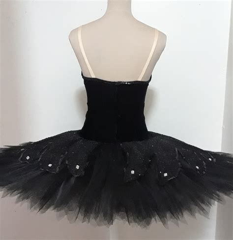 Black Professional Tutu Rivepauli Dance Wear