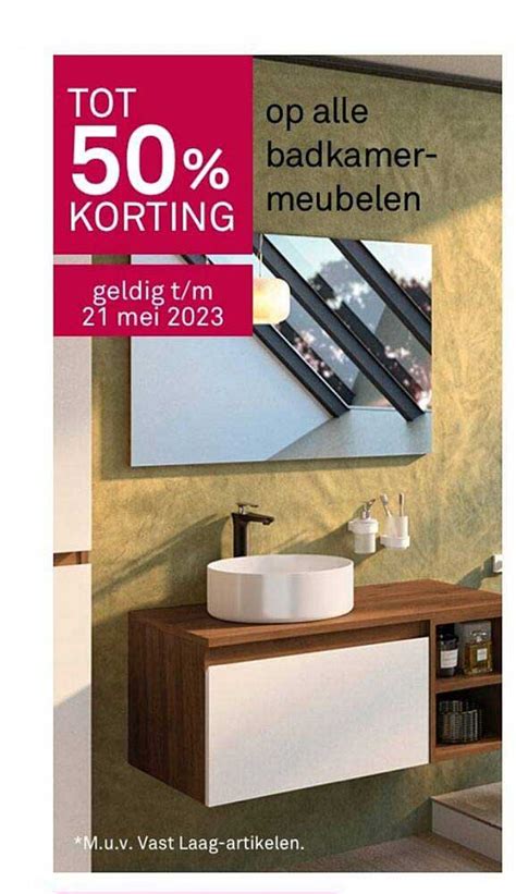 Op Alle Badkamermeubelen Aanbieding Bij Karwei Folders Nl