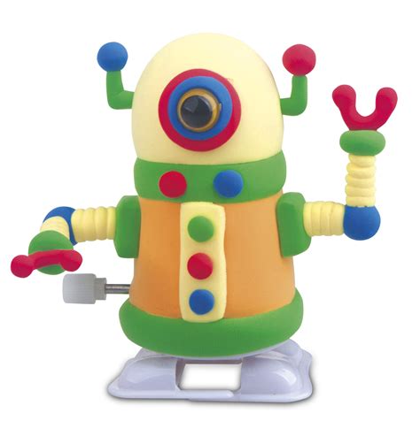 Make with modelin Robot in yellow ᐉ mbgtoys