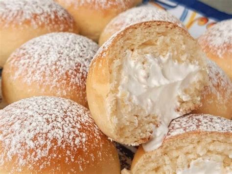 Brioche Golose Nuvole Di Neve Dolce Ripieno Crema Paradiso Cucinare