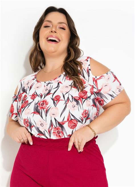 Plus Size Feminino Marguerite