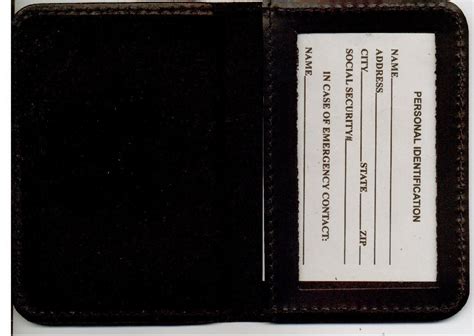 Miami Dade Police Florida Sergeant Shield ID Book Wallet Badge Not