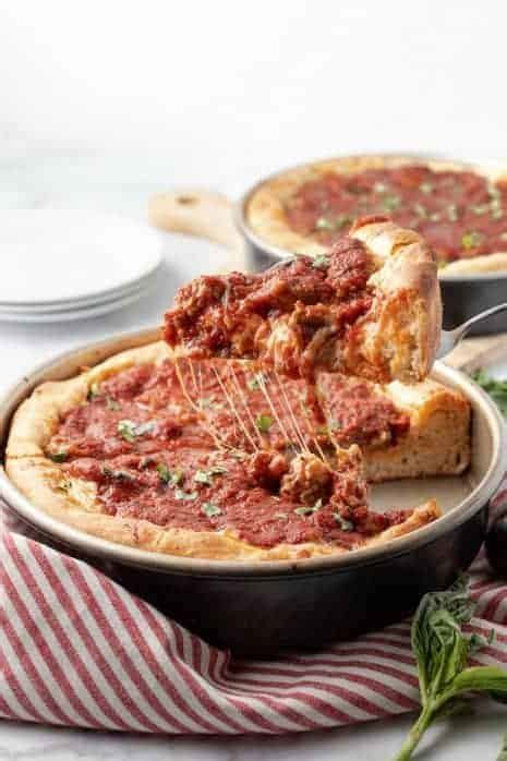 Chicago Deep Dish Pizza Recipe Shugary Sweets