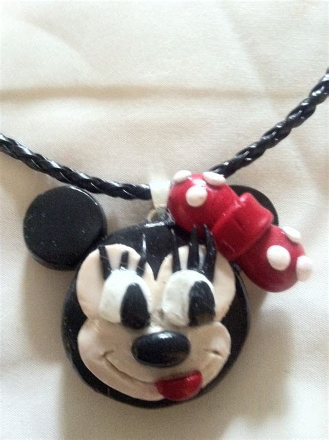 Minnie Mouse Polymer Clay Crafties Pinterest