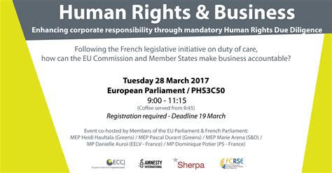 Human Rights And Business Event Enhancing Corporate Responsibility