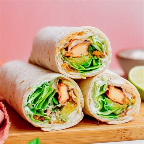 Vegan Chicken Wraps Full Of Plants