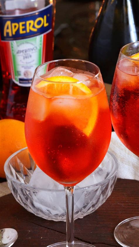 Aperol Spritz Cukit Aperol Spritz Rose Wine Alcoholic Drinks Food Drink Recipes