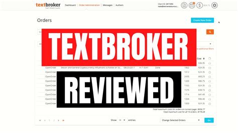 TEXTBROKER REVIEW Legitimate Way To Earn Writing Content And Buying