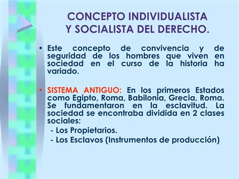 El Derecho Concepto Ppt