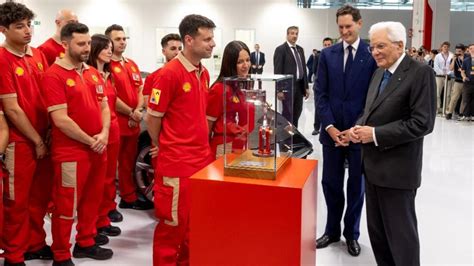 Mattarella Inaugura Le Building Ferrari Elkann Onorati Di Averlo