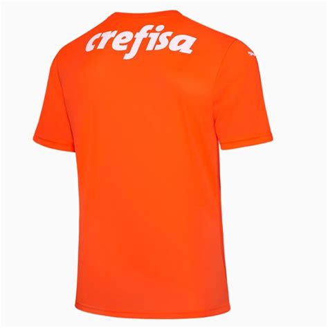 Camisa Palmeiras Goleiro Laranja Versao Torcedor Ks