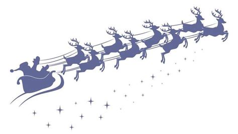 Santa Claus Sleigh Vector Art, Icons, and Graphics for Free Download