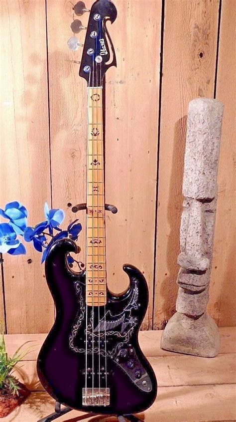 Détails sur Vintage 1977 Ibanez Black Eagle Bass modèle 2609B avec étui