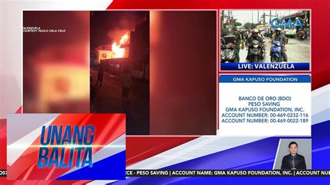 Residential Area Sa Barangay Marulas Nasunog Unang Balita YouTube