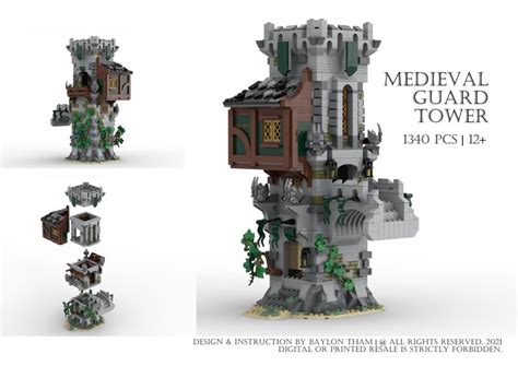 LEGO MOC MEDIEVAL GUARD TOWER by Baylon0613 | Rebrickable - Build with LEGO