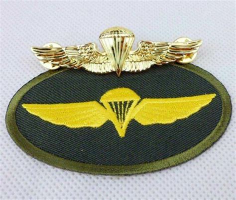 Tomwang2012 U S NAVY MARINE CORPS PARACHUTIST INSIGNIA BADGE PATCH