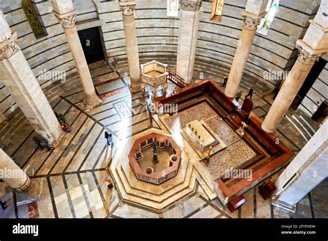 Pisa Tuscany Italy The Baptistery Of St John Stock Photo Alamy