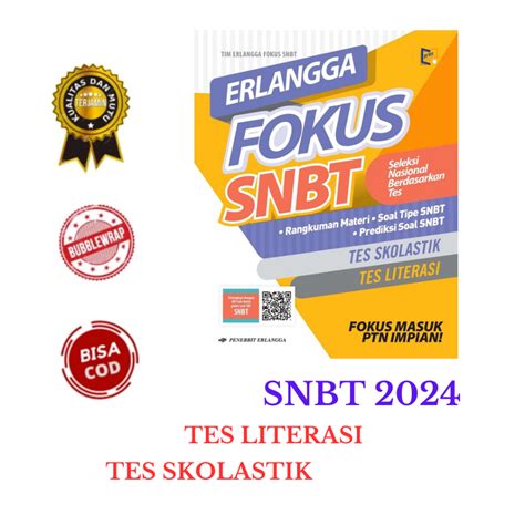 Jual Buku Fokus Snbt Tes Literasi Tes Skolastik Original