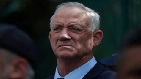 Israel Dimite Ministro Del Gabinete De Guerra Israel Benny Gantz