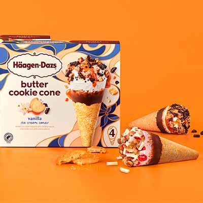 Get Free Haagen Dazs Butter Cookie Cone Ice Cream On Crazyfreebie