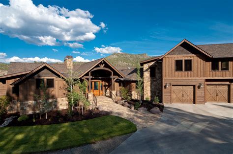 Keystone Ranch Home | Brasada Ranch Style Homes - Rustic - Exterior ...