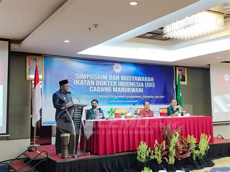 Buka Muscab Idi Manokwari Bupati Hermus Sebut Idi Pilar Utama