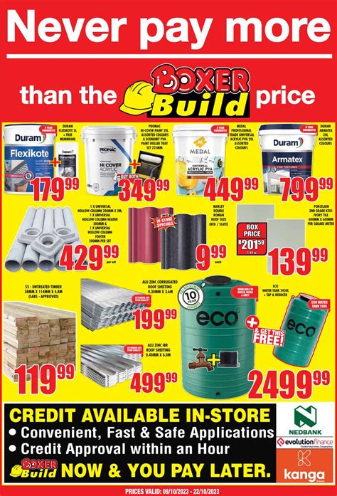 Boxer Build Eastern Cape Never Pay More Than The Boxer Price