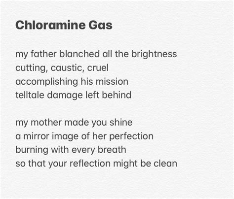 Chloramine Gas : r/cptsdcreatives