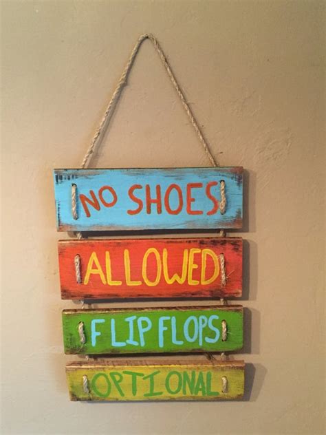 Items similar to No Shoes Allowed Sign on Etsy