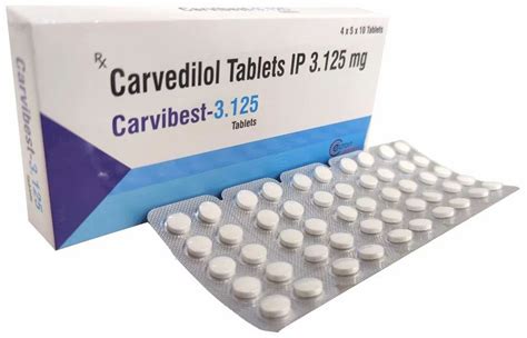 Carvedilol 3 125 Mg At Rs 95 0 Stripe Cardivas In Bhiwani ID