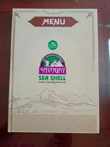 Restaurant Menu Card Printing Service In Chennai At Rs Piece In