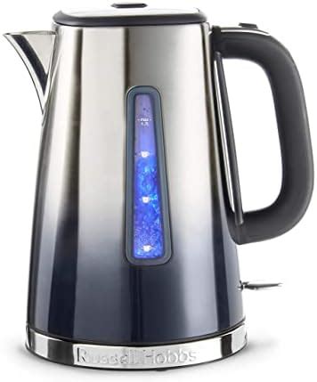 Russell Hobbs Luna Grey Stainless Steel L Cordless Electric Kettle