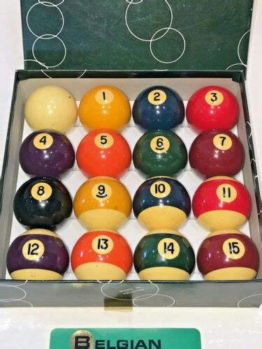 Vintage Aramith Belgian Billiard Pool Balls Made In Belgium