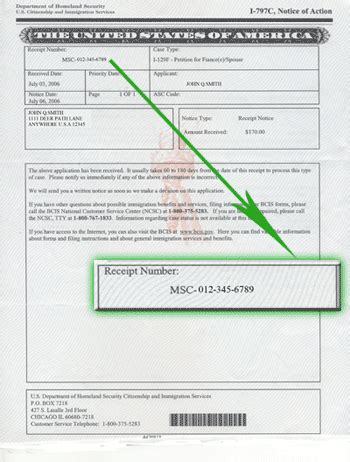 USCIS Receipt Number What Does It Mean US Immigration Visa