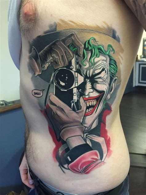 New Joker Tattoo By Polish Dan At True Colour York Uk Tattoo